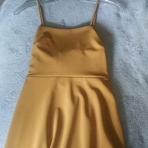 Forever 21 /mustard dress /small